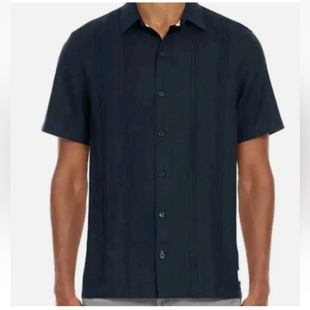 Men's dark blue Short Sleeve Shirt